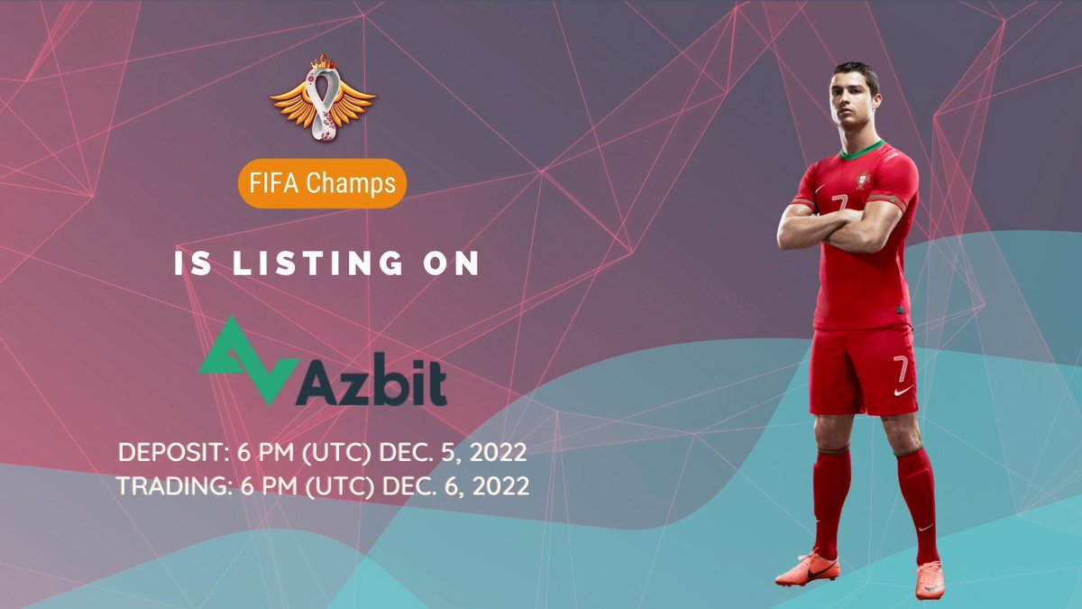 CEX Listing:
Azbit announcement:
x.com/azbit_news/sta…

$CHAMPS Utility: Use $CHAMPS to play in prediction market on offside.gg (Exclusive Partnership)

$CHAMPS Staking (250% APY): stake.fifachamps.com

More to come...