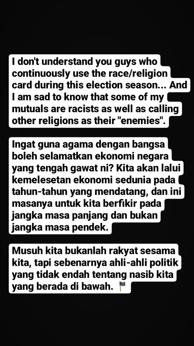 ZaraKayangan_'s tweet photo. Though it is late, but I do need to say about this publicly. #NotMyPM #PRU15 #GE15 https://t.co/kjOb5TkgOL