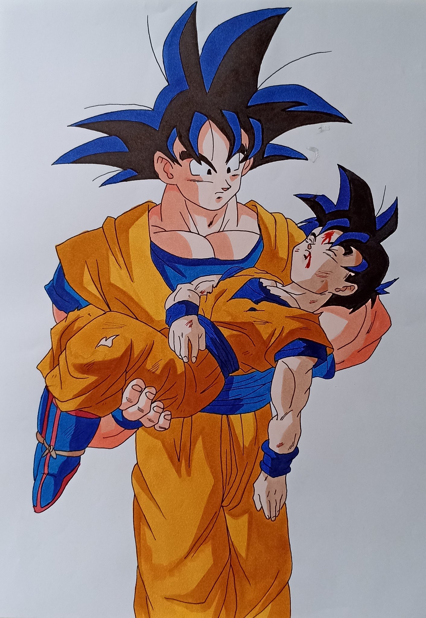 son-daitsu-on-twitter-goku-saves-gohan-dbz-movie-9-speed