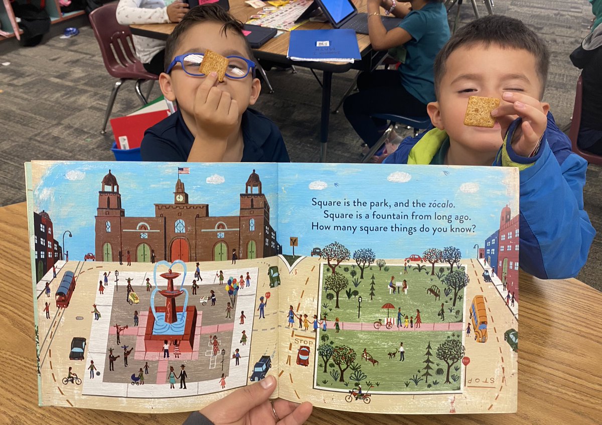MsRojasBCE's tweet photo. Our BCE kindergartners this week learned about 2D shapes. They got to “eat” their shapes🍴. I love hearing them say “I LOVE MATH” ❤️ https://t.co/l2raDVlmnS