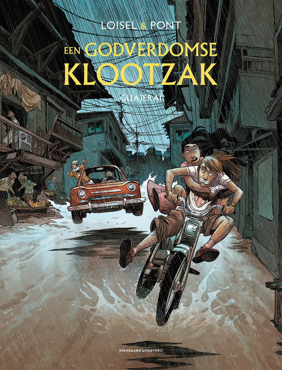 stripland_BENL's tweet photo. Morgen verschijnt #Guajeraï, het derde deel van Een Godverdomse #Klootzak. Het verhaal door Régis #Loisel (Magasin General, Peter Pan) met tekenwerk van Olivier #Pont (Over de Grenzen van de Tijd) wordt steeds spannender, vol actie en wendingen. #Standaard https://t.co/PWCduHghB2