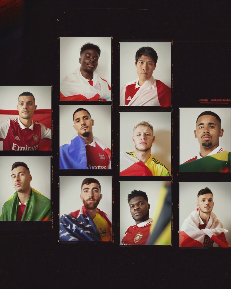 Arsenal's tweet photo. Ten Gunners. Seven Nations. One Arsenal.

Even when we’re apart, we remain as one family. https://t.co/CdyLhHY08L