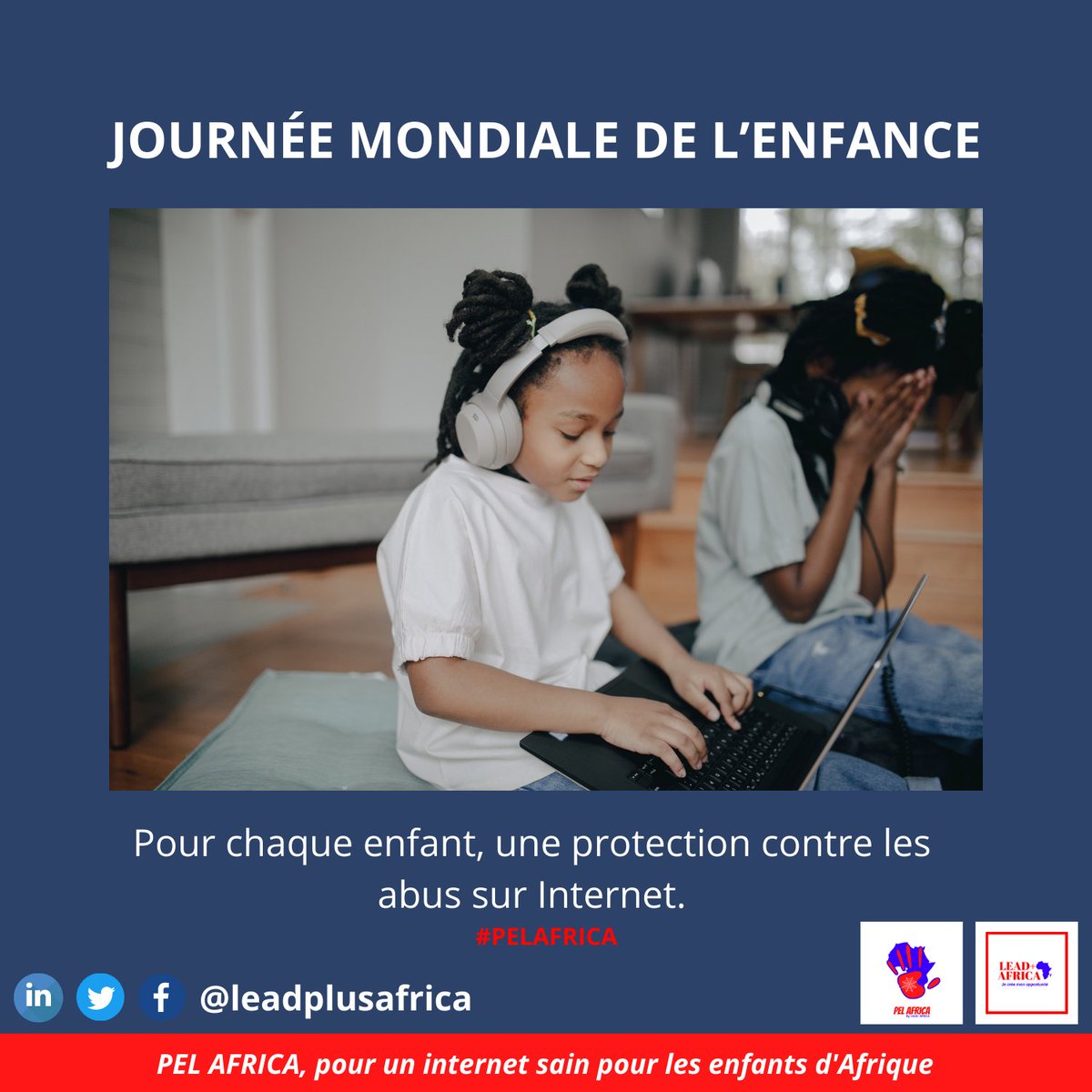 Pour chaque enfant, une protection contre les abus sur Internet.
#JournéeMondialedelEnfance #IFeltIncluded #leadplusafrica #CIV225 <a href="/voicesofyouth/">Voices of Youth</a> @UnescoAbidjan <a href="/UNESCO_fr/">UNESCO en français</a> <a href="/UN4Youth/">UNYouth</a> <a href="/UNICEF_CIV/">UNICEF Côte d'Ivoire</a> <a href="/PPGouvCI/">Porte-parolat GouvCI</a> <a href="/didierdrogba/">Didier Drogba</a>