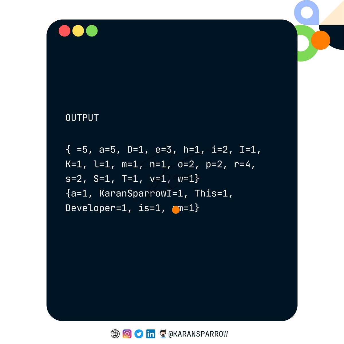 KaranTheCreat0r's tweet photo. Day 23 of 100DayOfCoding Challenge🥳🥳
Java Collection
GitHub:-https://t.co/S0f5o7oOwB
#100daysofcodechallenge 🥳🥳🥳
#projects #chennai #code #Hiring #learningeveryday #javacollection #github #ForksUp #coding #Algorithm #DSA https://t.co/OKRVdtKdSL
