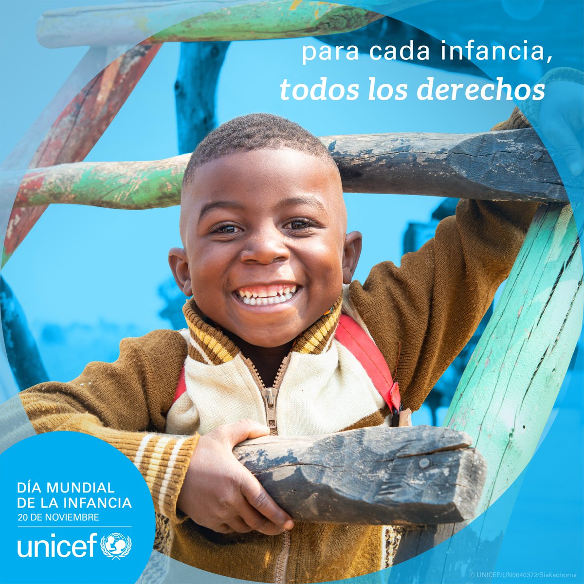 Hace 33 años, líderes mundiales prometieron a la infancia: los protegeremos, les ayudaremos con su aprendizaje y defenderemos siempre sus derechos.

Este #DíaMundialdelaInfancia es un recordatorio de que hay que cumplir la promesa de la Convención sobre los Derechos del Niño.