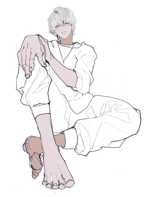 自分好みのイケメンの落書き 