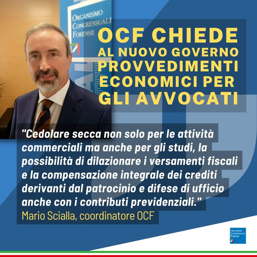 Provvedimenti economici in favore degli #avvocati, le proposte di #OCF

organismocongressualeforense.news/provvedimenti-…