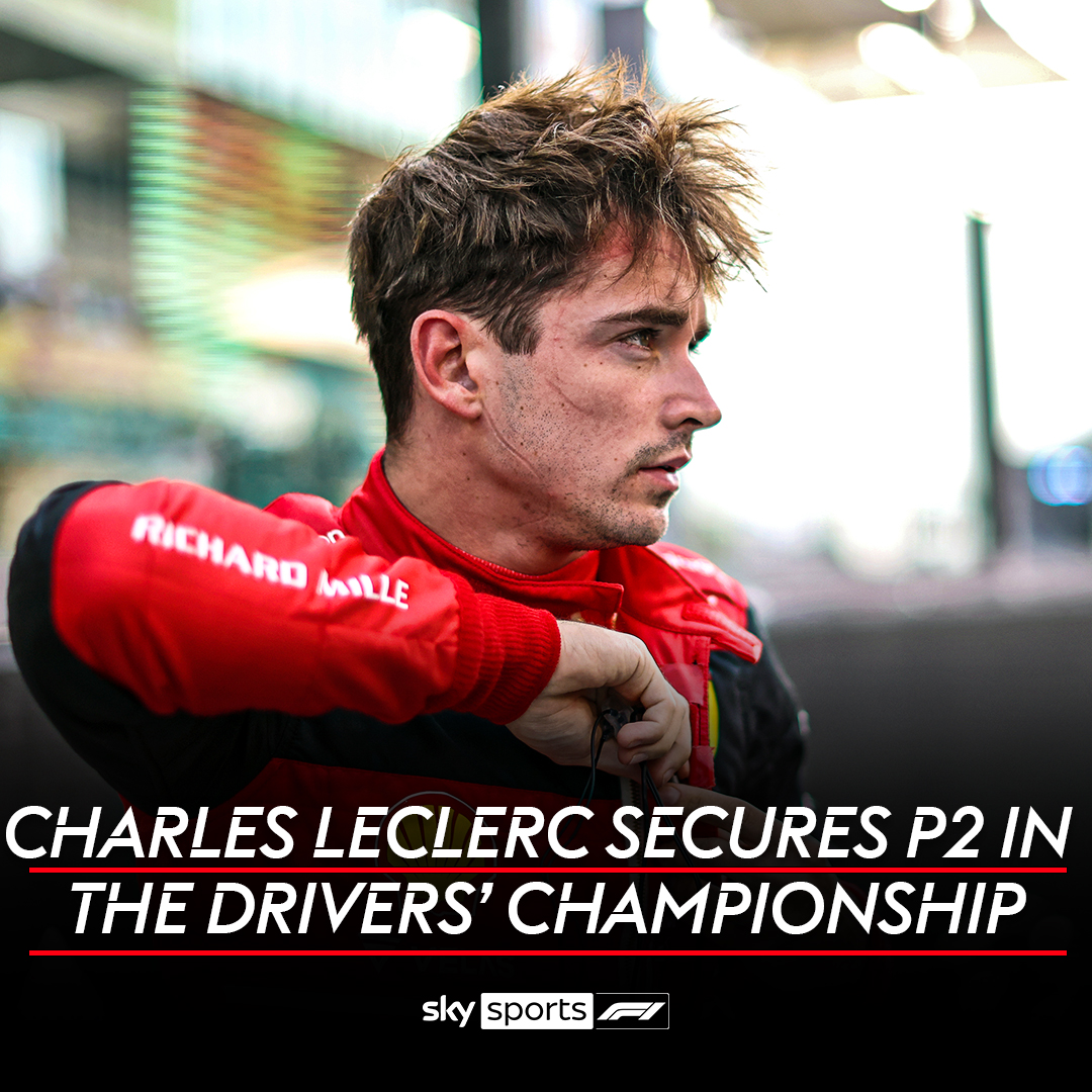 SkySportsF1's tweet photo. A brilliant season for Charles Leclerc 👏 https://t.co/7yJgziKb0i