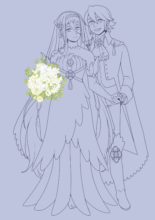 Vreemdear's tweet photo. WIP for @AzulowWeekend in case I don't have time to finish it tomorrow! Time for sleep now, good night!😴 https://t.co/helm6OMK2O