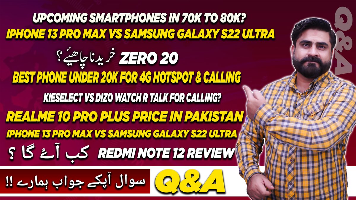 mastechofficial's tweet photo. realme 10 Pro+, Best Camera Phone Under 50K, 60K, 80K, Google Pixel 7, Upcoming Phone In Pakistan -
#AskMastech #realme10ProSeries5G #realme10proplus #Pixel7 #zero20 #QNA
https://t.co/m0BOeJWcwN via @YouTube https://t.co/P9QYaP5YrC