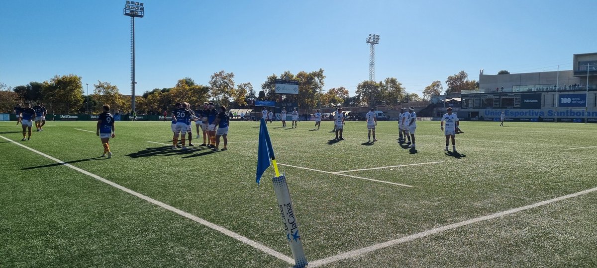 ¡Partidazo en el Baldiri Aleu!
<a href="/UESantboiana/">U.E. Santboiana</a> 28 <a href="/VRAC/">🧀 VRAC 🧀</a> 21 
Gran duelo entre los dos últimos campeones de liga.
Ferro i força!