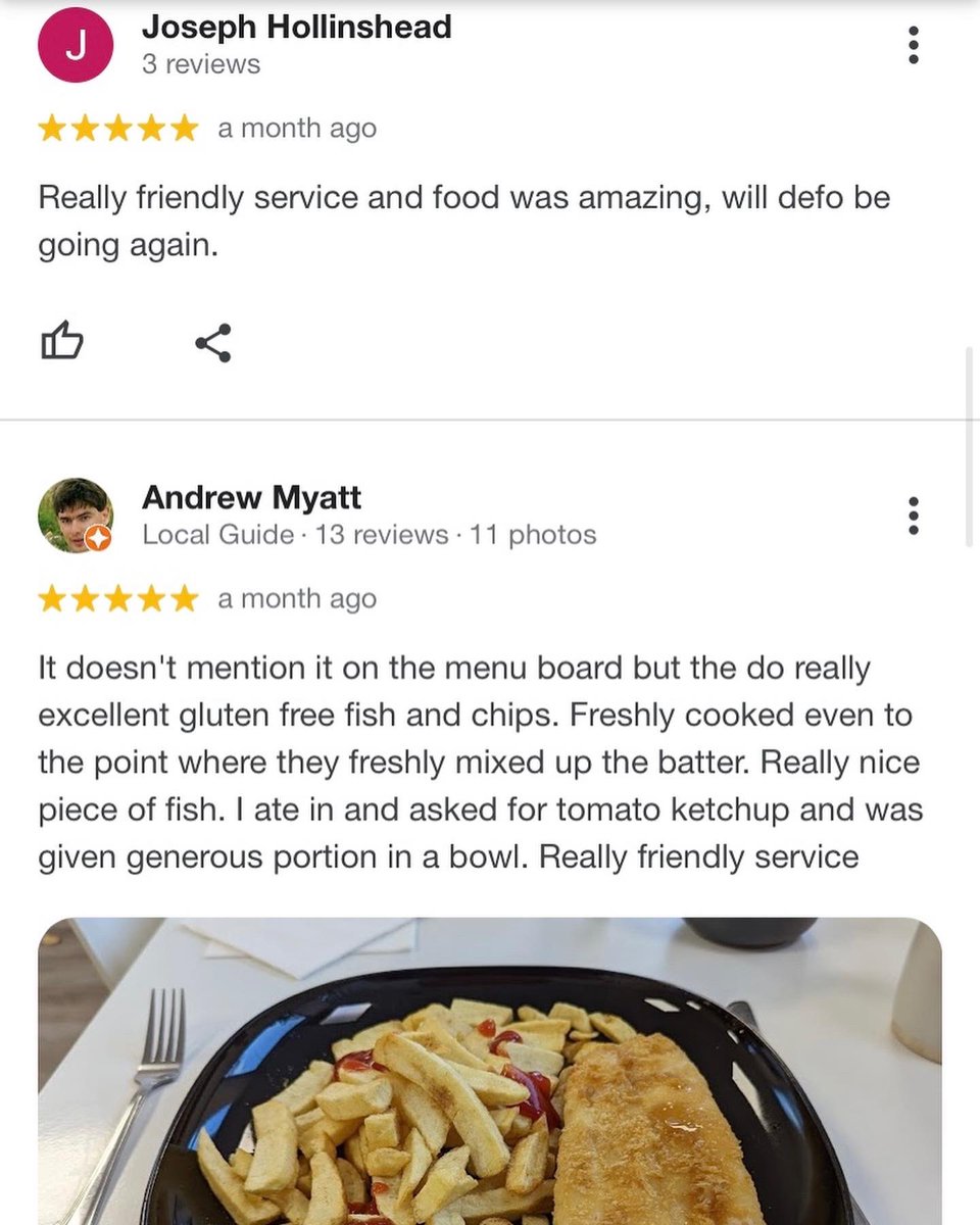 St Paul's Fish Bar tweet media