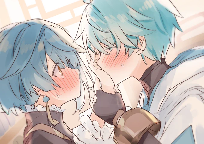 ちゅ〜#重行ワンドロワンライ 