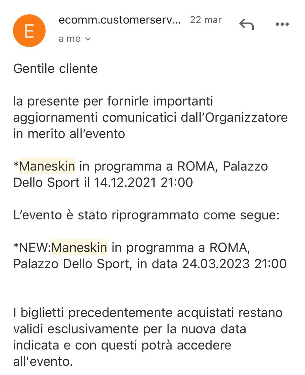 ReadyToRun3's tweet photo. EHY!! I have 4 tickets for MANESKIN -  24th March 2023 at Palazzo dello Sport in Rome😁 Write me if interested!! https://t.co/qN6J5tRTjV