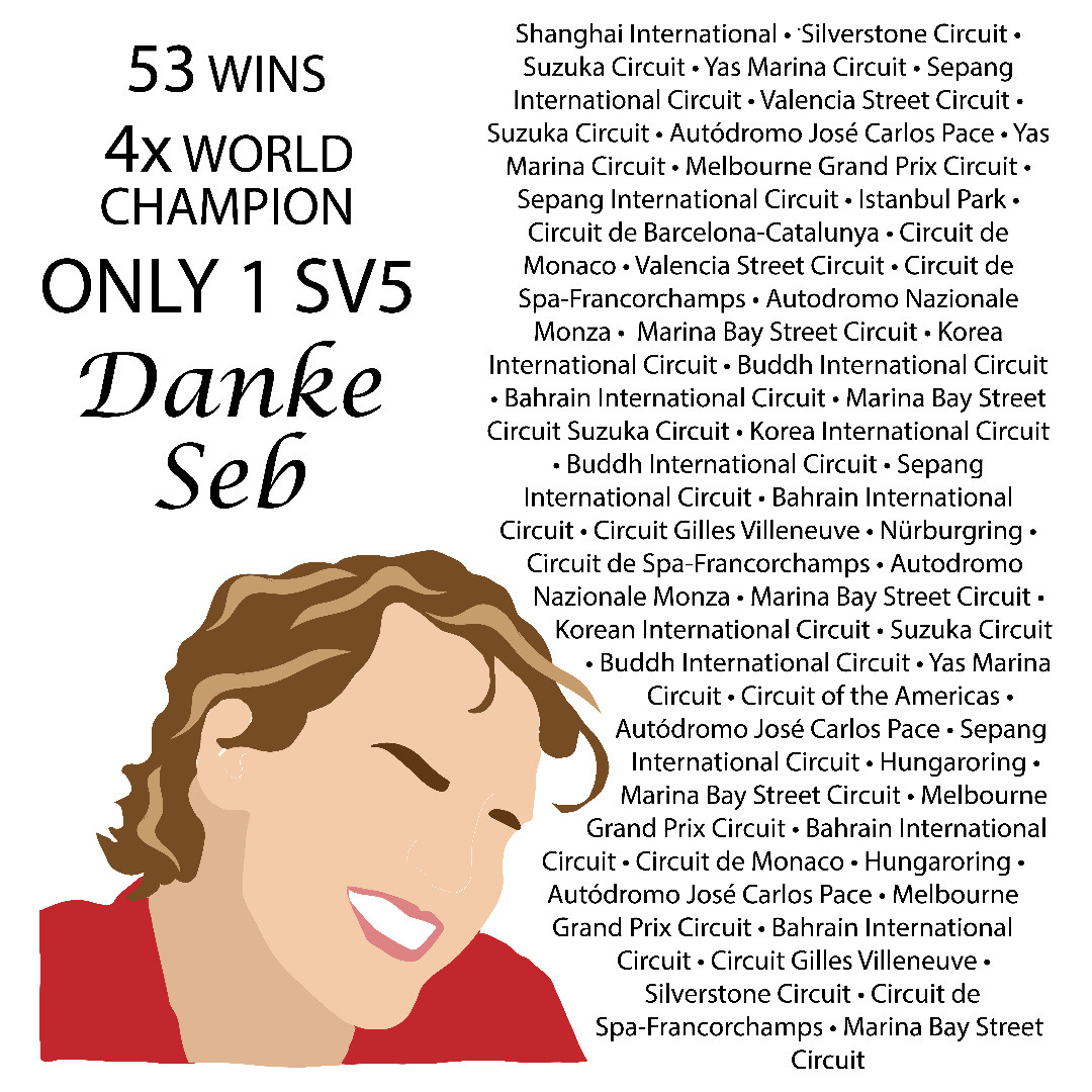 JenPollard13's tweet image. Seb, you might have been a bit of a brat in your younger days, but you're a damn good driver and an even better human being. Thanks for taking us for a drive, SV5. We'll miss you.