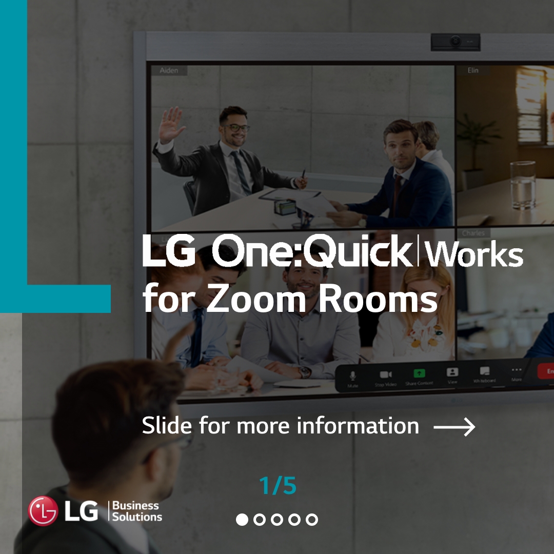 JanarizLg's tweet image. Keep your virtual workflow simple and easy. Explore this amazing innovation: lg-informationdisplay.com/product/digita…

#LGInformationDisplay #LGBusinessSolutions #LGOneQuickWorks #HybridWork #ZoomRooms