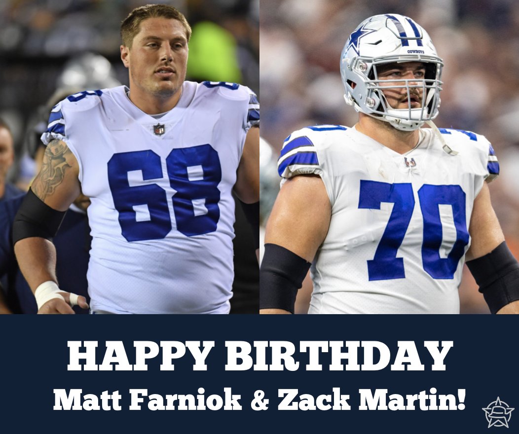 Birthdays on Game Day!

Help us wish Matt Farniok and Zack Martin a very happy birthday as they take on the Vikings. 