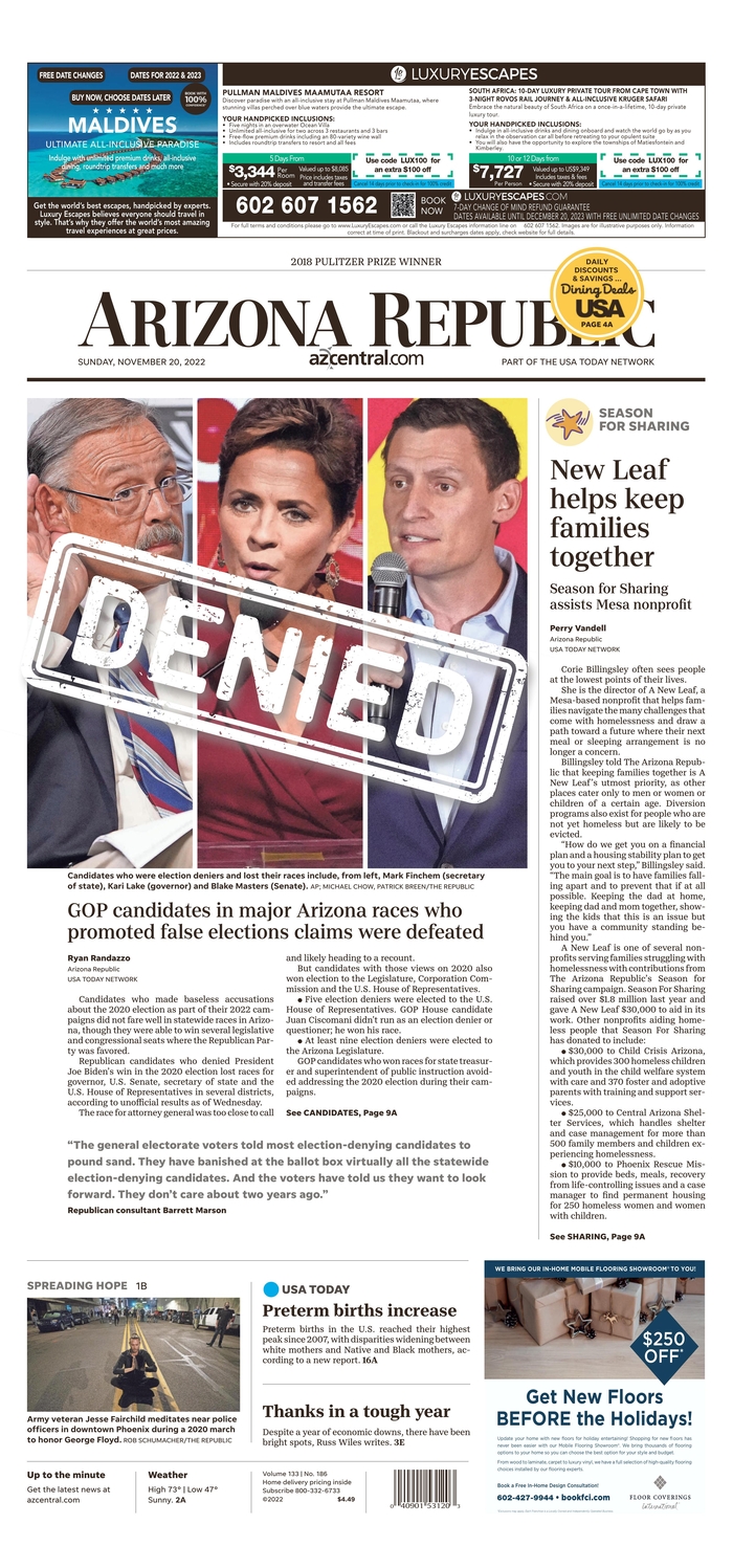 Dan Nowicki On Twitter On The Front Page Of Sunday s Arizona Republic 