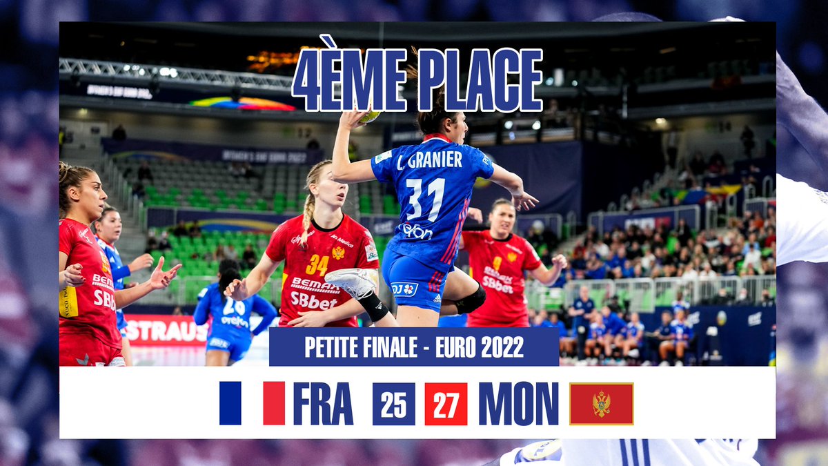 Prefon_Asso's tweet photo. Malgré une prolongation décrochée à quelques secondes de la fin, Les Bleues finissent au pied du podium. Elles peuvent cependant être fières de leur parcours et de leur #engagement !
Dans la victoire comme dans la défaite, tous avec les Bleues ! 👊
#prefonhand #BleuEtFier https://t.co/YfRR0QjpE3