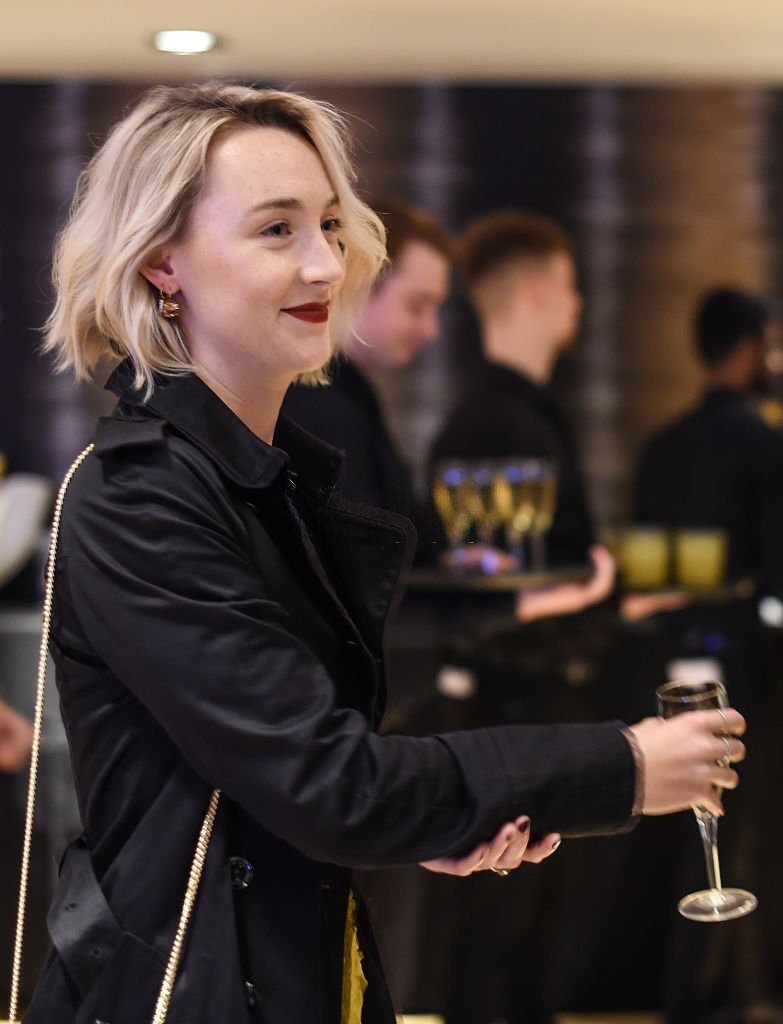 archivesaoirse's tweet photo. saoirse ronan attending bafta's scotland today https://t.co/F5k5MCG44F