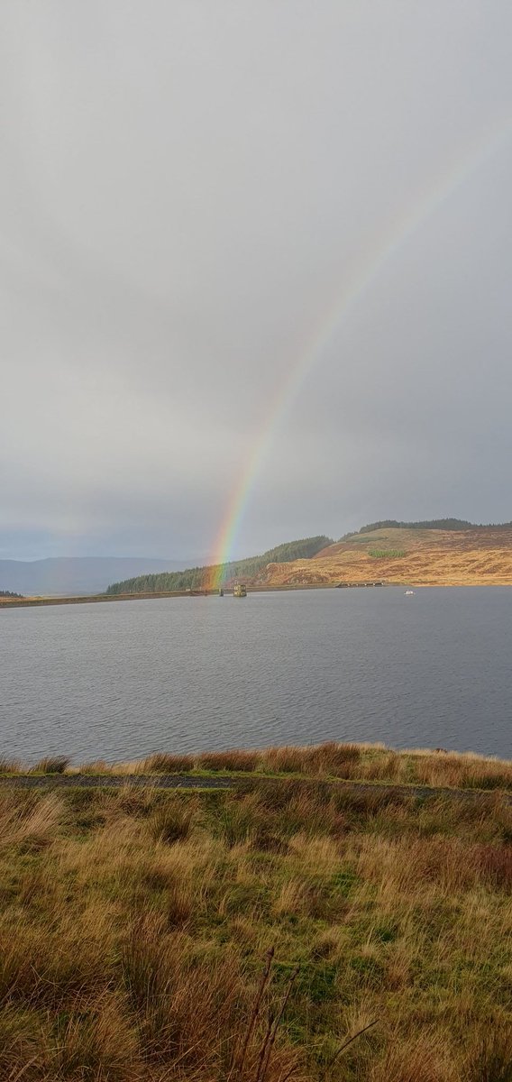 Unable to find the pot of gold so looks like I'll be at work Monday morning 😭 #rainbow #burncrooksreservoir