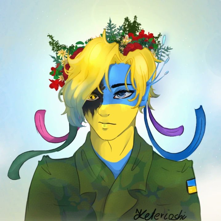 keteryioshi's tweet photo. I may make an animation but idk we will see
❗❗Do not repost without permission❗❗
#ukraine #usrs #countryhumans #countryhumansukraine #ukrainecountryhumans #countryhumansart #art #fanart #drawing #artist #digital #myart https://t.co/K8NXb9F3x2