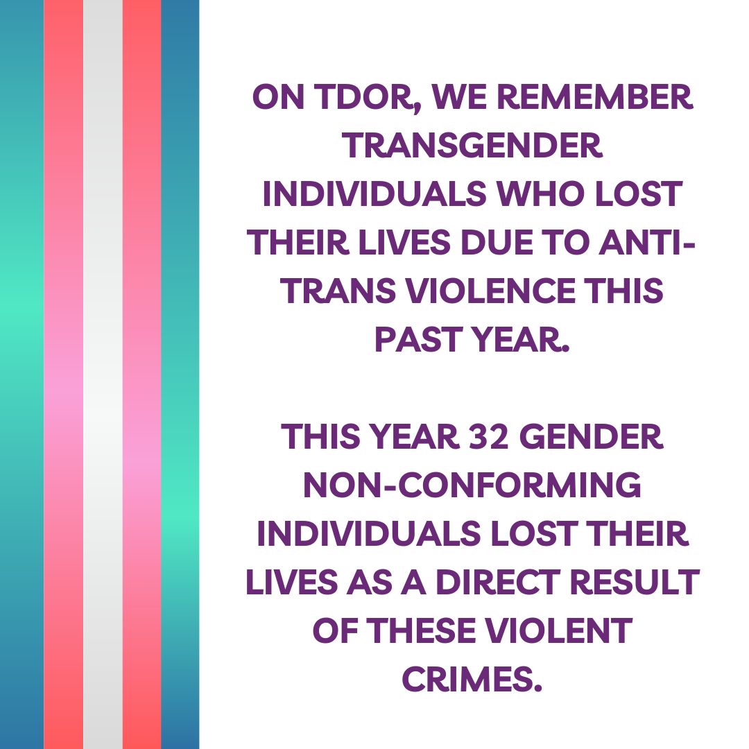 sfalulac's tweet photo. Today is #transgenderdayofremembrance 

We encourage all of our members and students at SFASU to honor those who have passed and to learn how we can help make a change.  

For further readings check the links in our bio provided by our Vice President of Civil Rights Ivana Cortez https://t.co/VxZyQGmY1h