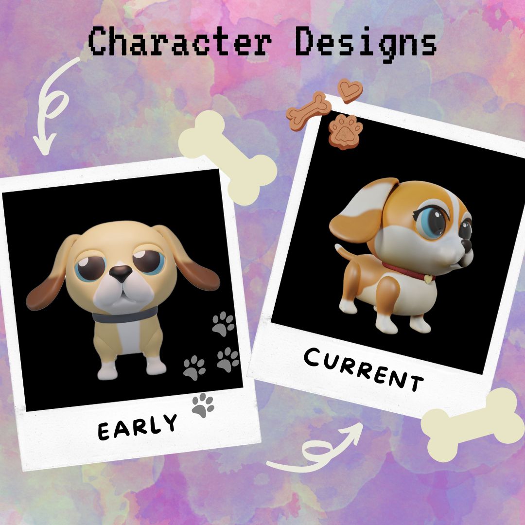 petgotchi's tweet photo. Our artists have been quietly working on pet appearance and expression! Color, body shapes, and coat types, you name them! 🙀
We still have a lot to do so follow us for updates!

#petgotchi #gamedesign #conceptart #gameart #characterdesign #3drender #gamedev https://t.co/w3KyvUFZWb