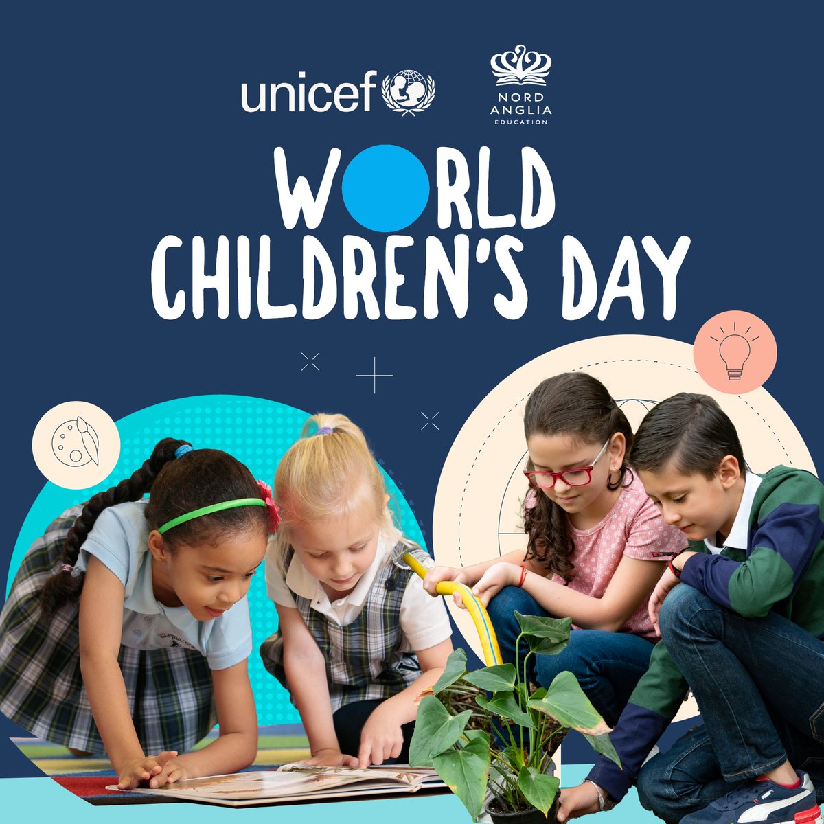 NAEducation's tweet image. Happy #WorldChildrensDay, the annual day of action for children, by children.
From climate change, education and mental health to ending racism and discrimination, our children are raising their voices!
@unicef
#NordAngliaEducation
#CreateYourFuture