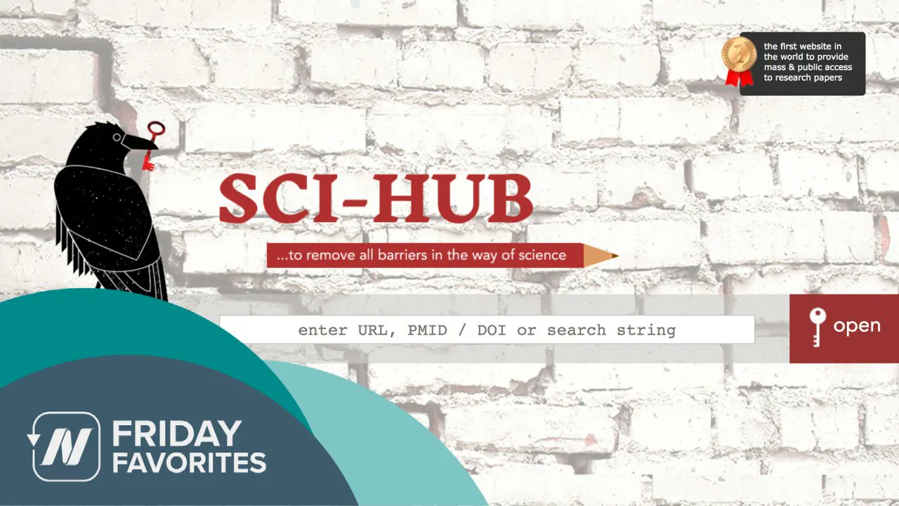 Michael Greger, M.D. on Twitter: "The “Robin Hood of Science” continues to  provide more than 60 million scientific papers to anyone in the world for  free at https://t.co/V1l9KbGEPI. Sci-Hub is the portal