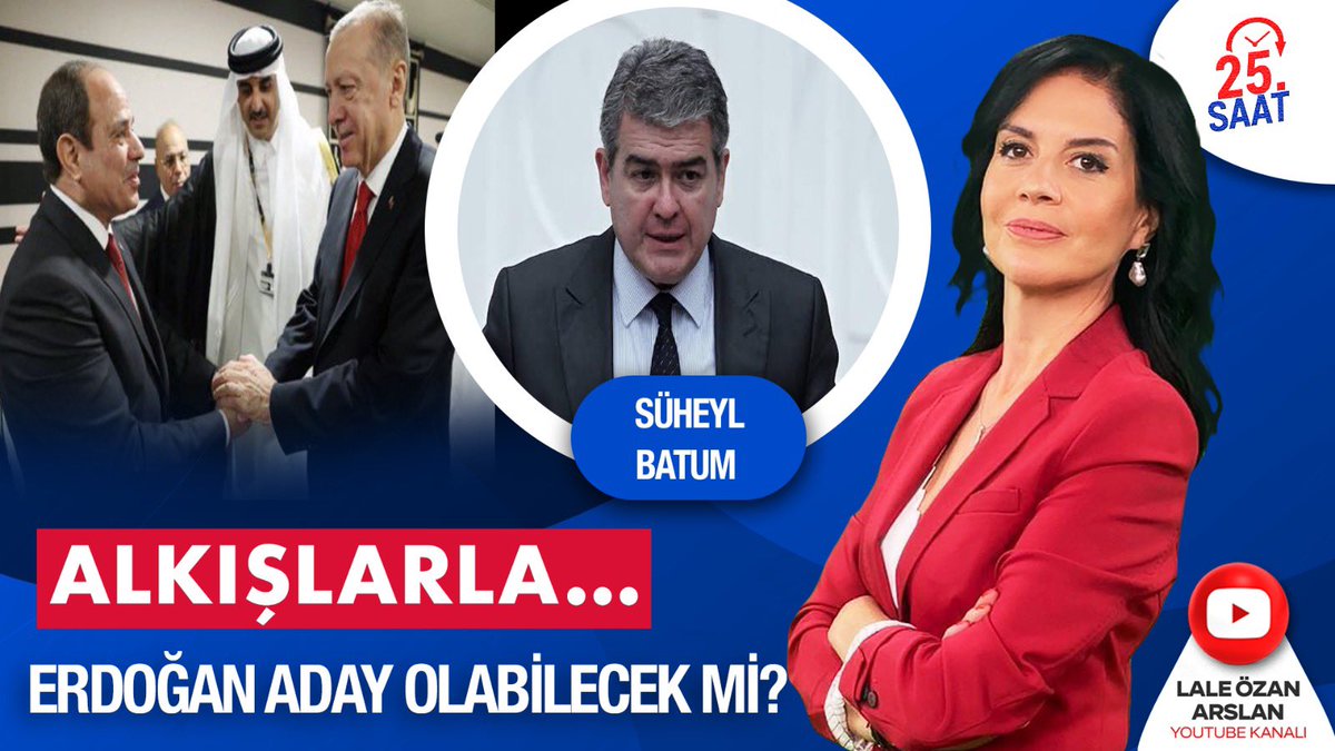 ⏰ #25SAAT ŞİMDİ CANLI YAYINDAYIZ Erdoğan Seçilmek İçin Bunu da Yaptı Prof. Süheyl Batum’la (@suheylbatum ) konuşuyoruz 🔵Sisi el sıkıştı 🔴Tekrar seçime girecek mi? 🔵Yargıtay başkanı alkışlarla… 🔴Seçimin geçersiz olması İzlemk abone olmak içn 🔻 youtu.be/H4cZ4Qh7gJk