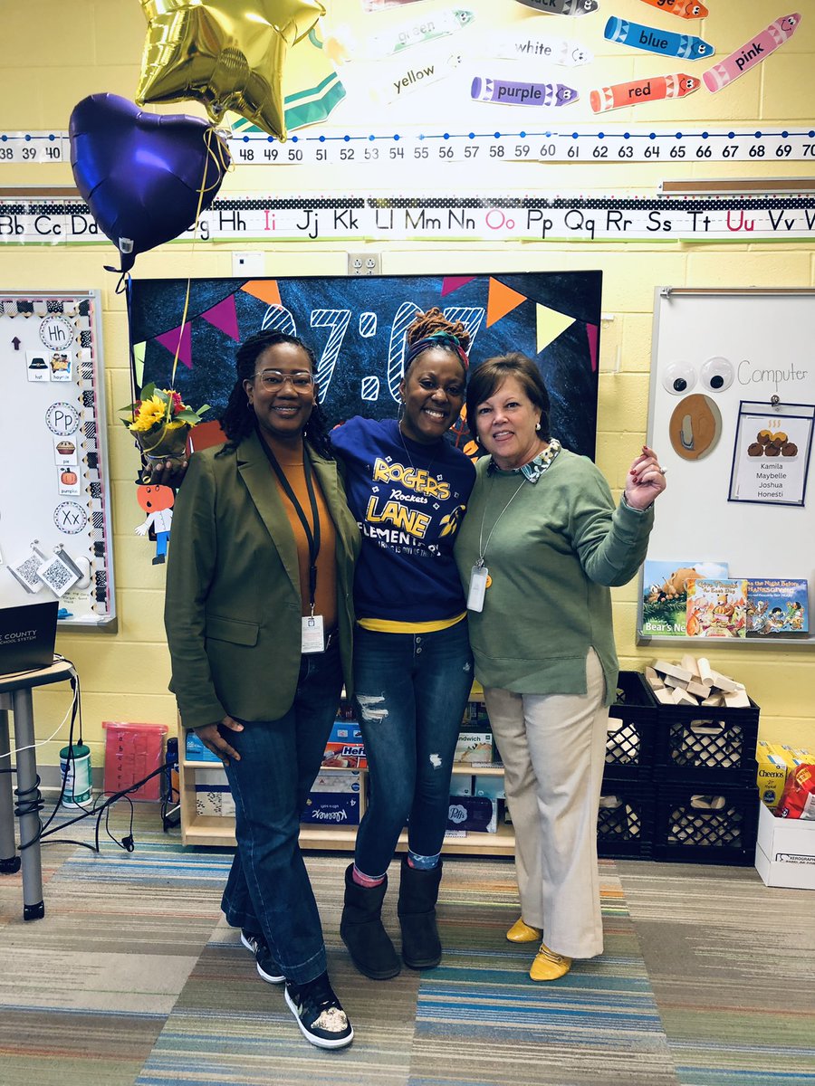 Congratulations 🎉🚀💜💛 to Gizelle Dangerfield, <a href="/RogersLaneES/">Rogers Lane ES</a> Teacher of the Year 2022-23 and Shelanna Copeny, <a href="/RogersLaneES/">Rogers Lane ES</a> Instructional Assistant of the Year 2022-23 #weROCKit <a href="/WCPSS/">Wake County Public School System</a> <a href="/wcpssEastern/">Eastern Area WCPSS</a>
