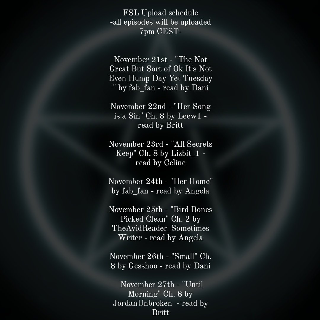 FtSalemLibrary's tweet photo. FSL week 8 schedule.
#fortsalemlibrary #fsl #MotherlandFortSalem #MotherlandFortSalem4 #SaveMotherlandFortSalem #Switches #talder #raylla #bellcollar https://t.co/g4WrizIcFM