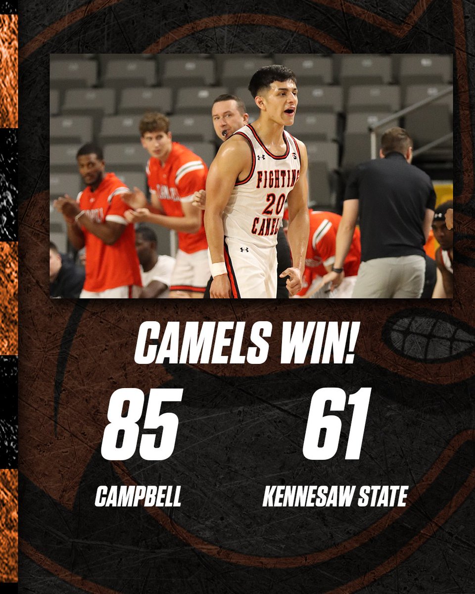 CAMELS WIN!!!

Reyna with a career-high 27 points and the Camels defeat Kennesaw State 85-61!

#RollHumps 🐪🏀