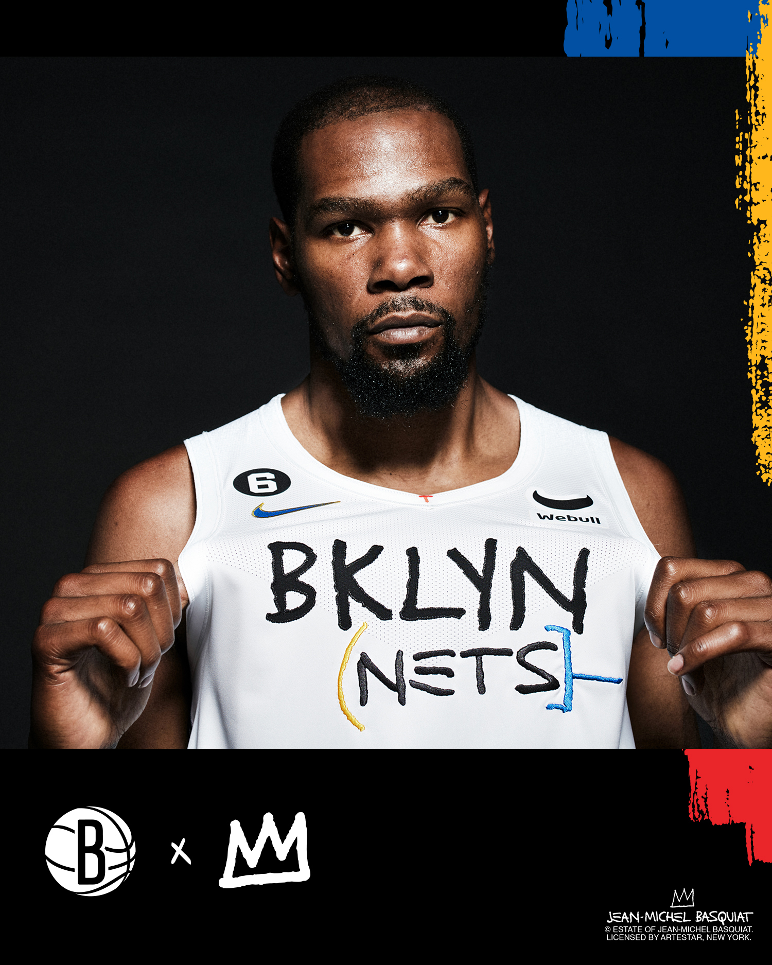 Kevin Durant Brooklyn Nets 2022-23 City Edition Jersey