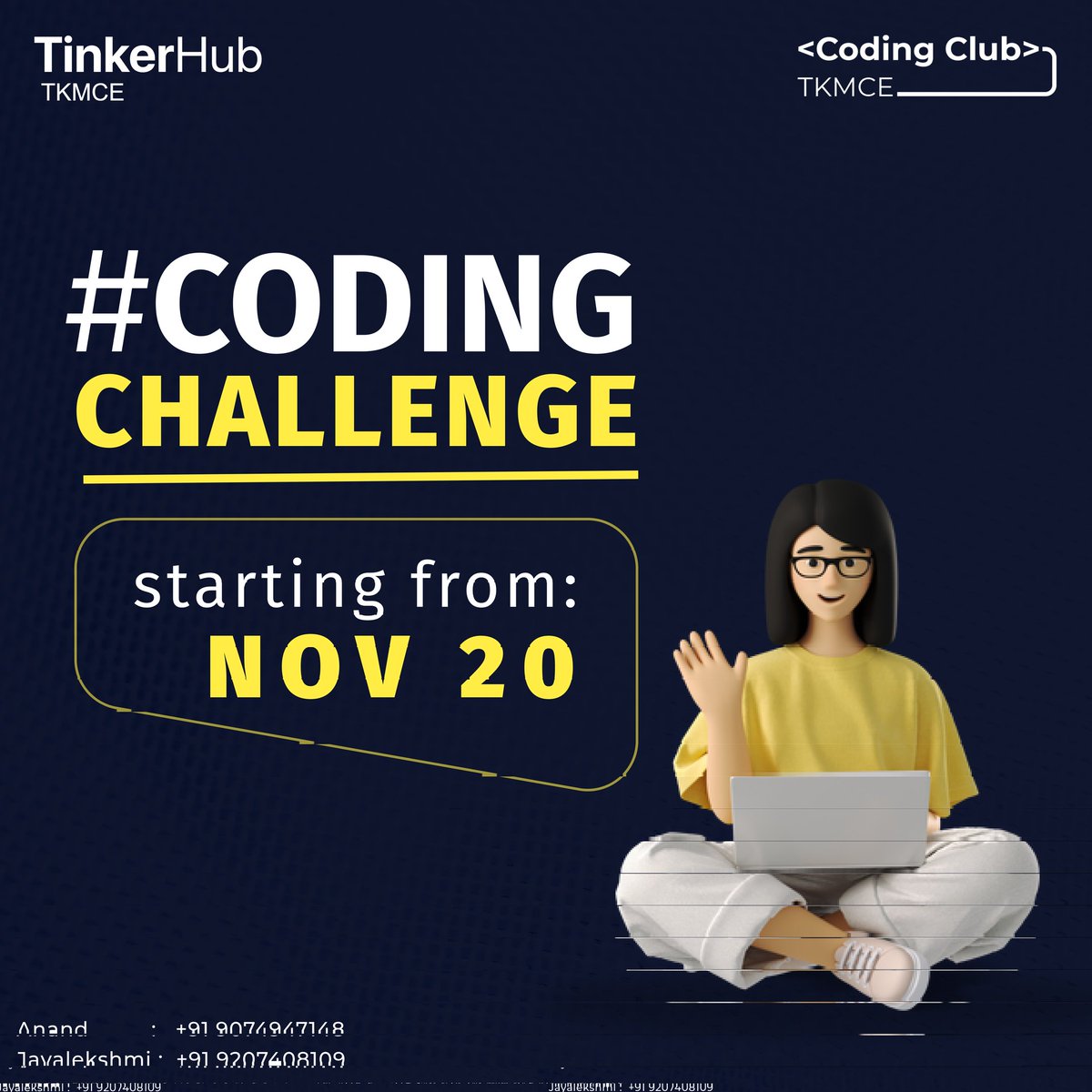 Codingclubtkmce's tweet image. 