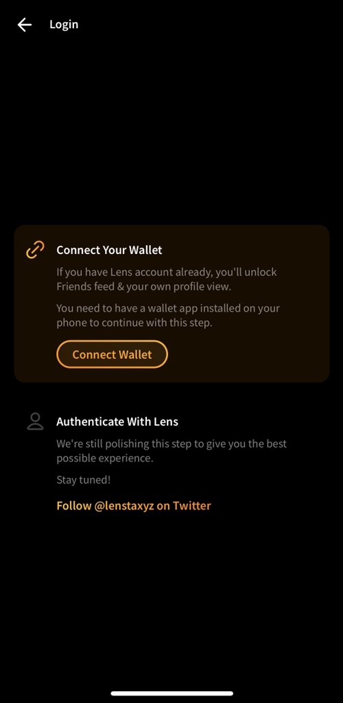 lenstaxyz's tweet photo. Lensta login wen?
Lensta login NOW
See image feed of your @LensProtocol friends like @StaniKulechov and @0xzeldalaw007 https://t.co/mqxiYUuAG1