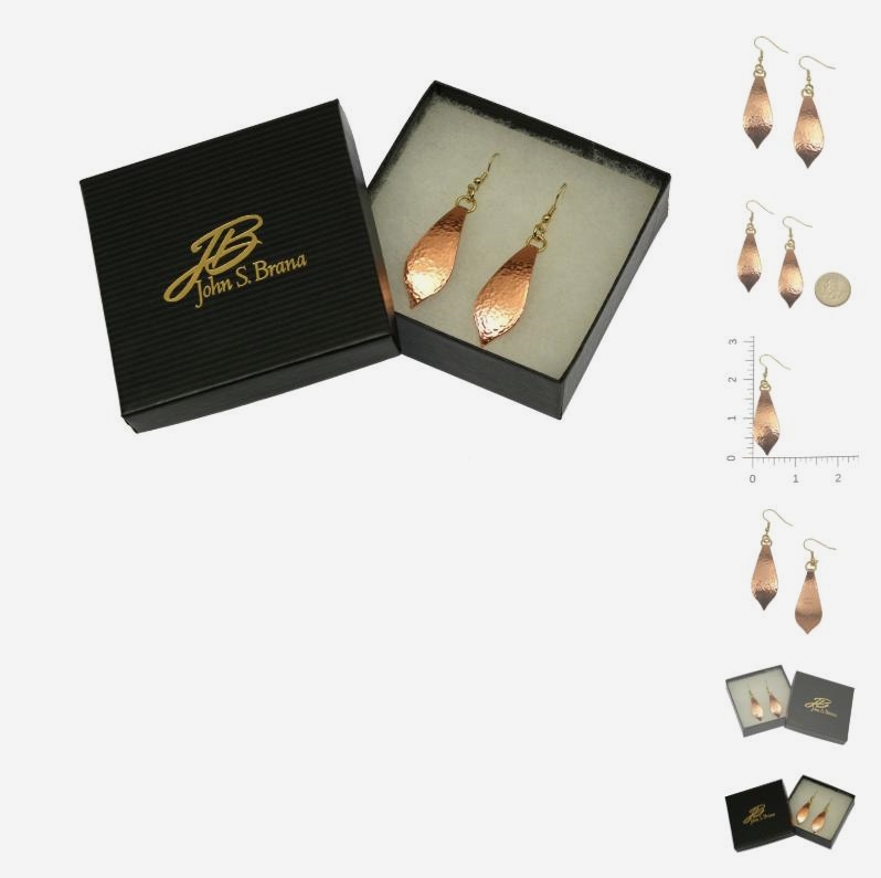 Spectacular Hammered Copper Marrakesh Tear Drop Earrings Presented by John S Brana Handmade Jewelry #JohnSBrana johnsbrana.com/products/hamme… #CopperEarrings #Handcrafted #MoroccanJewelry