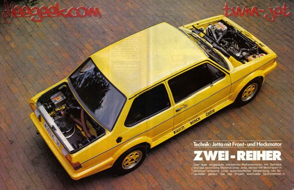 TalsMelkis's tweet photo. Blakus Scirocco lieku dzelteno VW Twin Jet(1981) ar diviem GTi dzinējiem. Jo patīk krāsa🟡, un opcija braukt ar RWD, FWD vai 4WD(!) #vwmotorsport #bimotore #History https://t.co/85fkvGc3e3