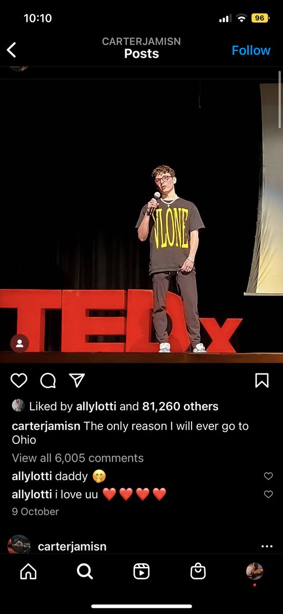 ericakatelyn24's tweet photo. This is his shirt bro, go to Juice's IG he's got a pic of him wearing it. #AllyLotti #CarterJamison 😔 https://t.co/dTqpifov9H