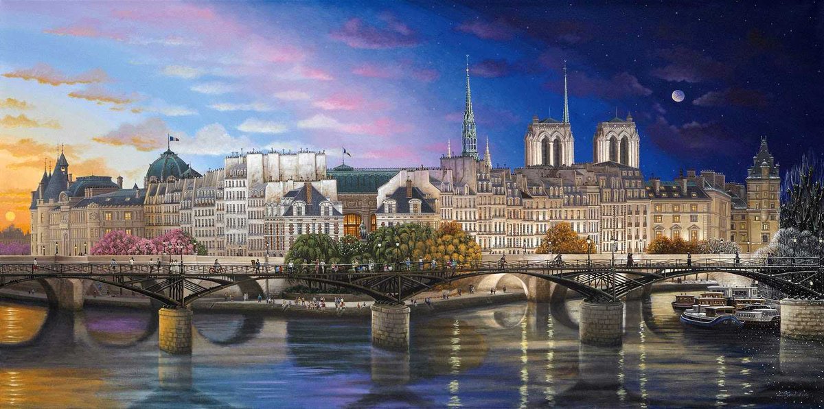 Painting by Russian artist, Liudmila Kondakova, #art #Paris