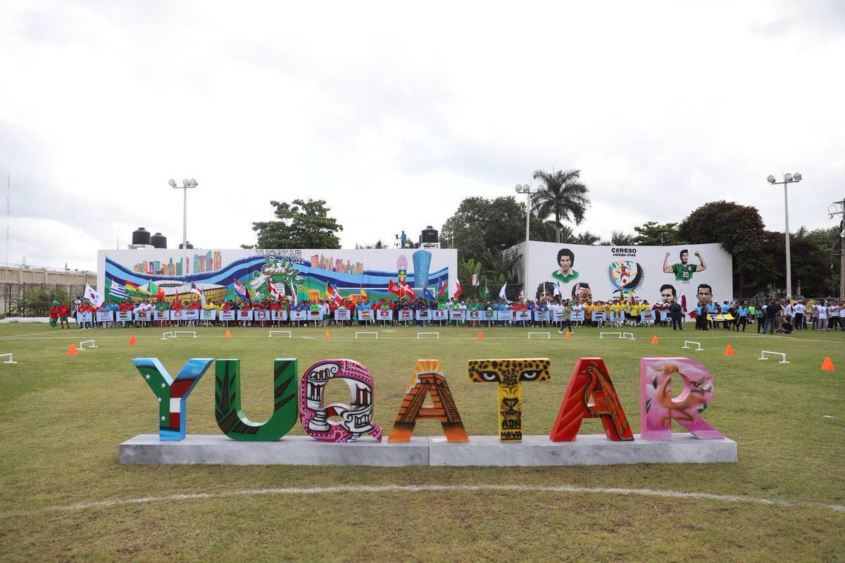 MauVila's tweet photo. ... a 32 países en un torneo mediante el cual impulsamos la reinserción social a través del deporte. Seguimos trabajando en equipo para transformar #Yucatán. (2/2) https://t.co/FohWN5hxja
