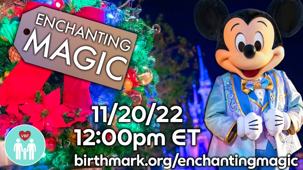 MagicalNewsLIVE's tweet photo. Join us on YouTube LIVE Today at 12:00pm ET from Magic Kingdom for our 5th Annual Enchanting Magic fundraiser for Vascular Birthmarks Foundation! 

Use this link to WATCH live: https://t.co/jSccnCTZAz

Use this link to DONATE: https://t.co/T1uOt4TQss https://t.co/k8EHOVeR82