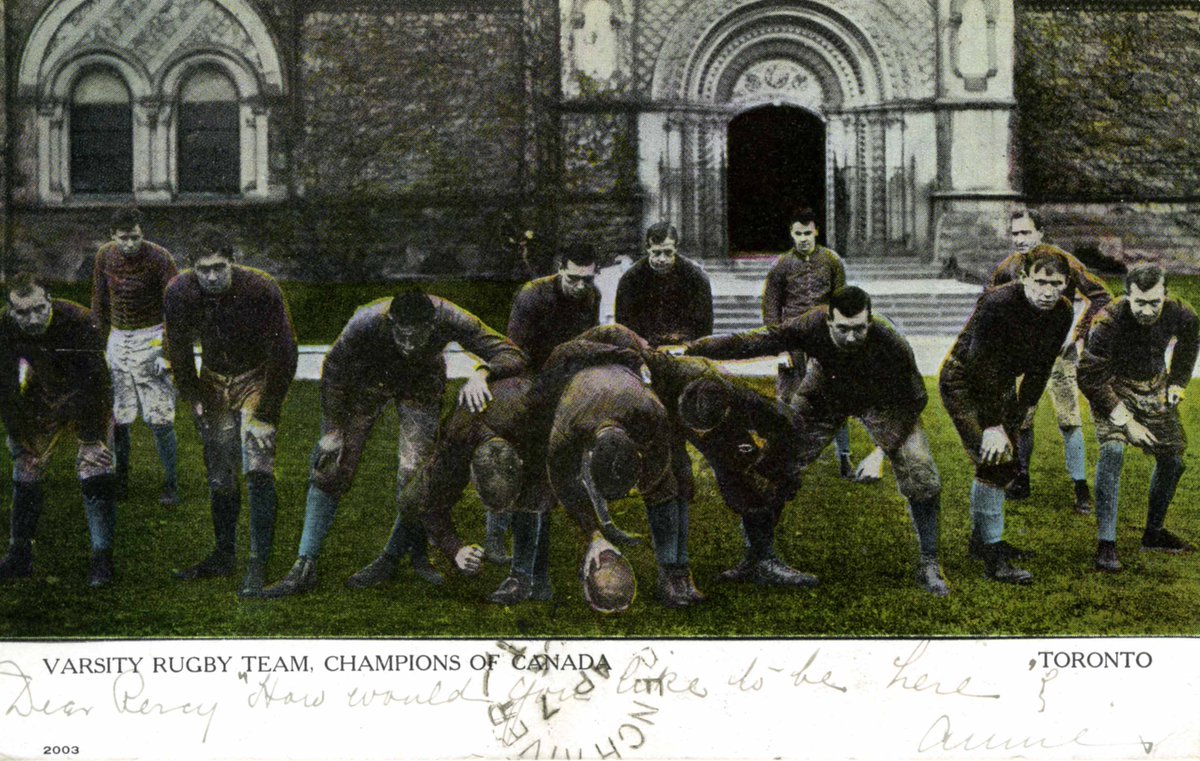 sask_uasc's tweet photo. What a lovely day for a game!  

From our Postcard Collection, LXX-VII-105.

#postcards https://t.co/vUKRxBwuk4