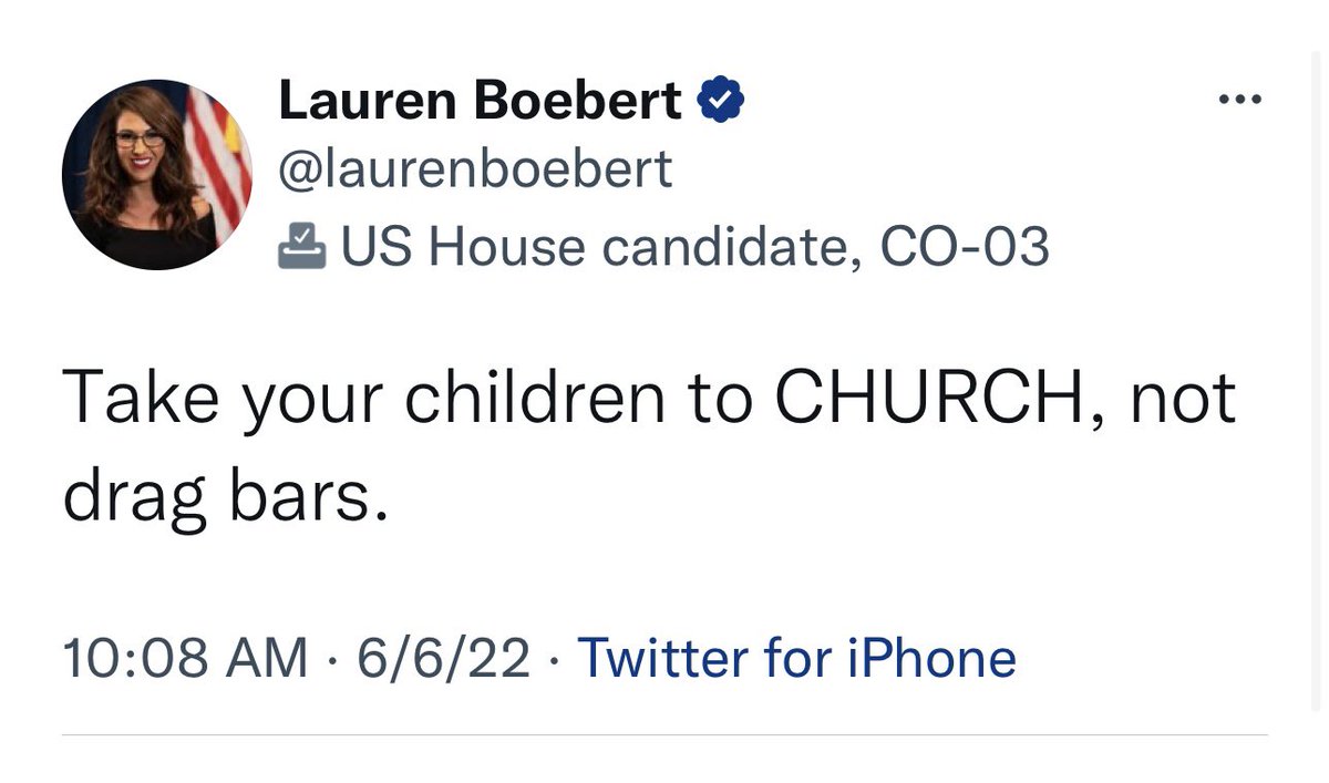 Lauren Boebert, a Colorado right-wing gun extremist and bigot, bears responsibility for the “lawlessness” that killed at least five people and wounded 18 more in Colorado Springs last night.