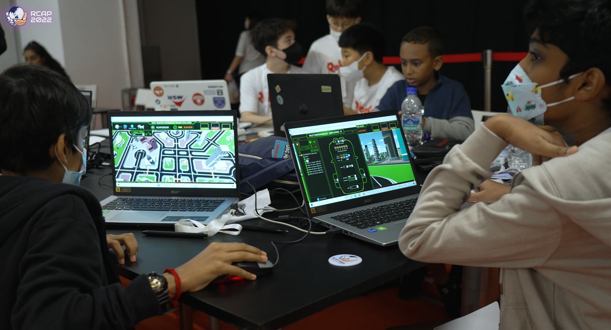 RoboCupAP's tweet image. 𝗛𝗶𝗴𝗵𝗹𝗶𝗴𝗵𝘁𝘀 𝗼𝗳 𝗥𝗖𝗔𝗣 𝟮𝟬𝟮𝟮 𝗖𝗼𝗦𝗽𝗮𝗰𝗲 𝗙𝗶𝗻𝗮𝗹𝘀 (𝟰)
#RoboCup #RCAP #rcap2022 #RCAPacademy #cospace #CoSpaceRobot #EduTECHAsia #singapore #ai #robots #cs #computerscience #future #autodriving #Rescue #ADC #AutoDriving #Challenge #Tesla #Travel #Education