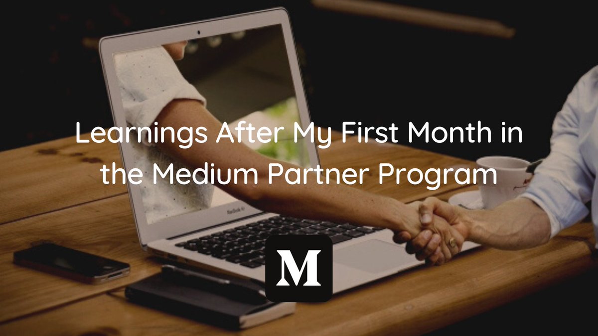 byoscarsoto's tweet photo. 👉 Learnings After My First Month in the Medium Partner Program 💡
https://t.co/5wNhjQz5Gt
#Medium #MediumPartnerProgram #MediumWriters #PassiveIncome #earnings #writers #WritingCommunity #writing #follow https://t.co/UlnvN5Rohs