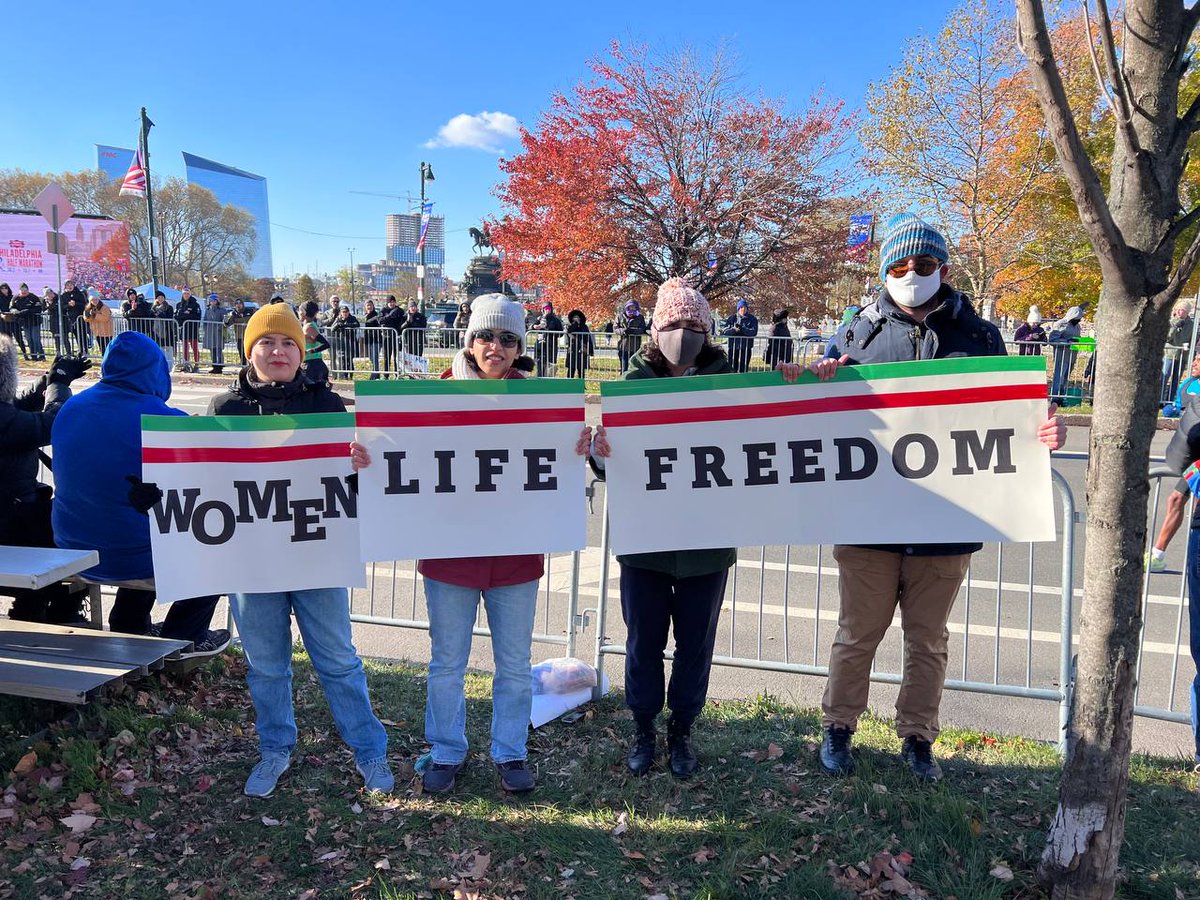 We will raise our voices for the people of Iran everywhere and till Victory! <a href="/Philly_Marathon/">Philadelphia Marathon</a> 
#مهسا_امینی 
#مهاباد 
#WomanLifeFreedom