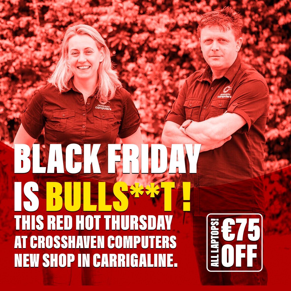 Red Hot Thursday 😏🔥🔥75 euro off laptops .Don't miss out