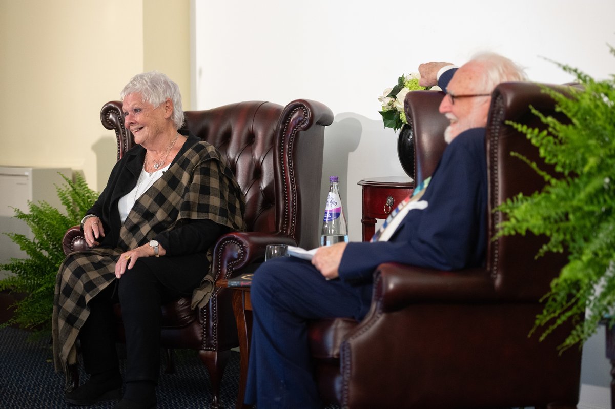 In Conversation with... 2020
with Sir Stanley Wells 
Photographer: John Cairns Photography 
#JudiDench #InConversationWith #SirStanleyWells